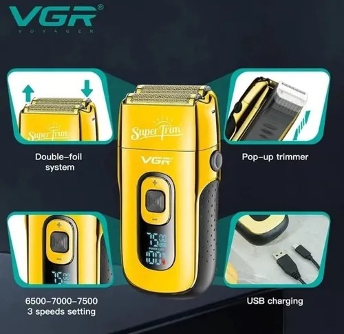 Maquina Rasuradora Afeitar Shaver V-332